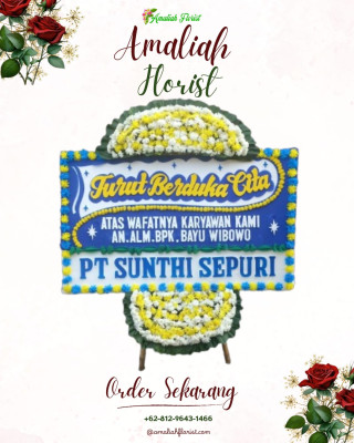 Papan Bunga Duka di Utan